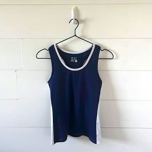 Navy blue workout tank